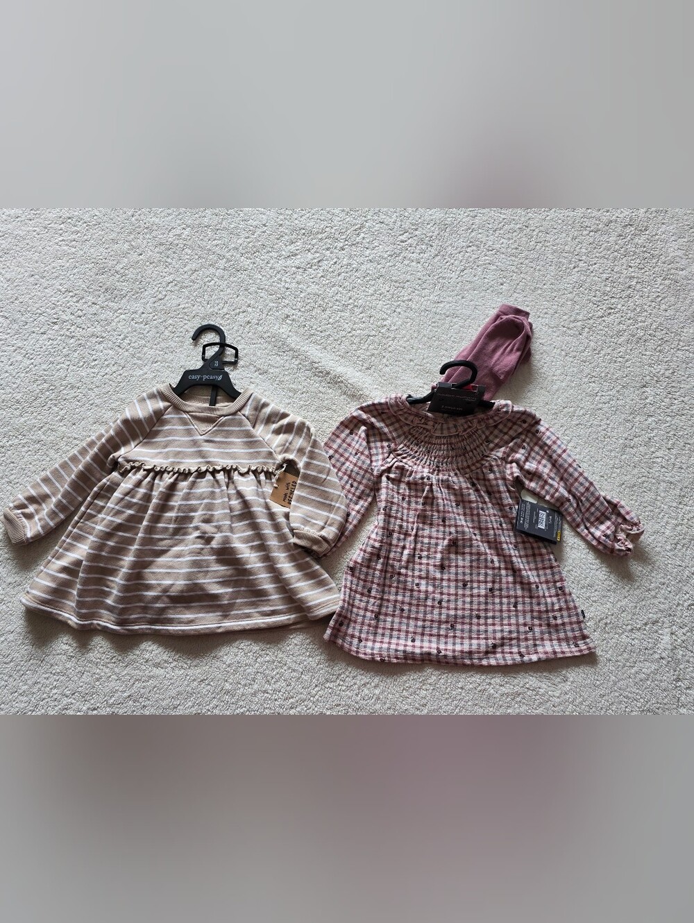 Bundle of 2 New baby girl fall / Thanksgiving/ Easter dress sets, size 18 month